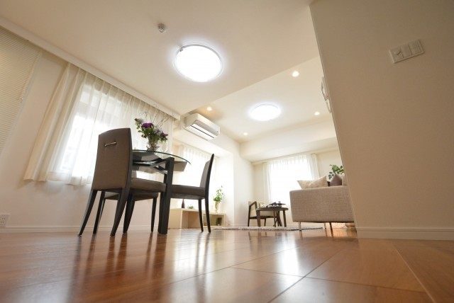 ルネ御苑プラザ313　リビングダイニング