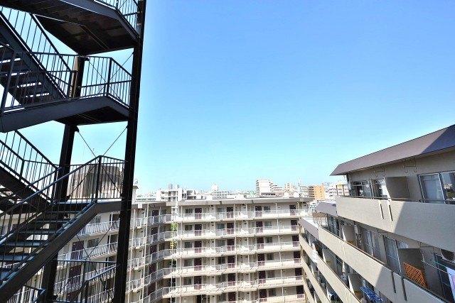 ニックハイム多摩川　外廊下眺望
