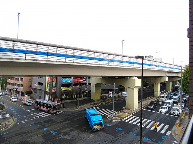 グランド・ガーラ用賀　共用廊下眺望