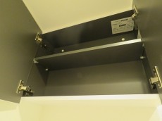 銀座永谷タウンプラザ　トイレの上の収納棚