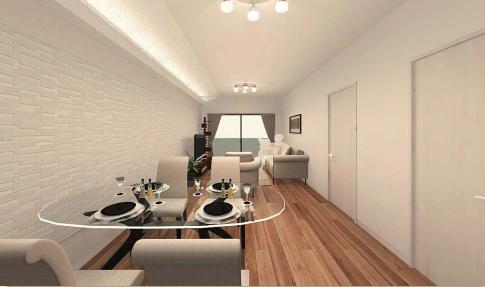 東急ドエルアルス上野毛　ＬＤＫ完成イメージ