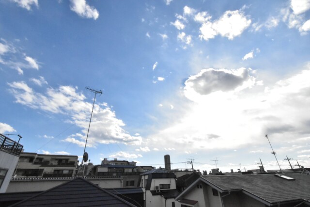 オーベル上馬A 南東向きバルコニー