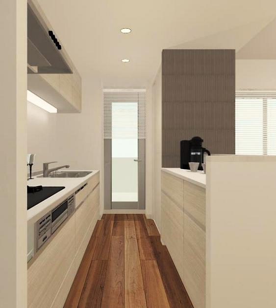 シティウインズ品川ガーデンコート　キッチン完成イメージ