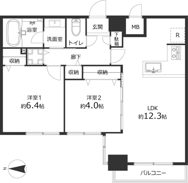 キャッスルマンション目白西　間取り図