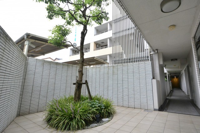 プレジール新宿大久保 外廊下