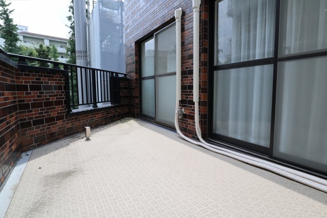 白金台桜苑マンション バルコニー