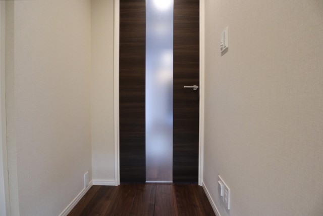 白金台桜苑マンション 玄関