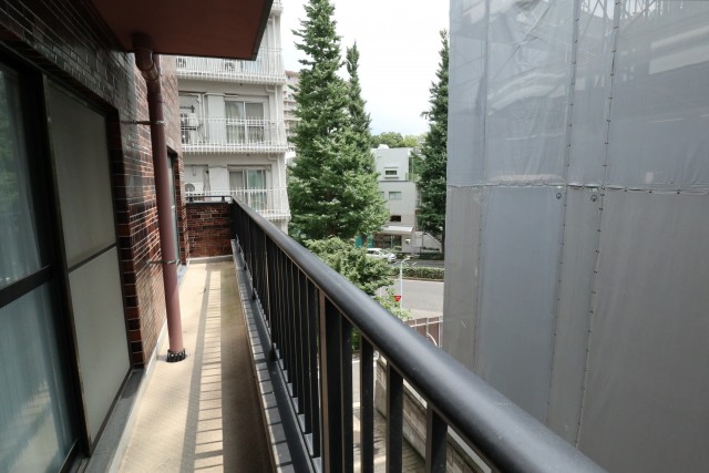 白金台桜苑マンション バルコニー