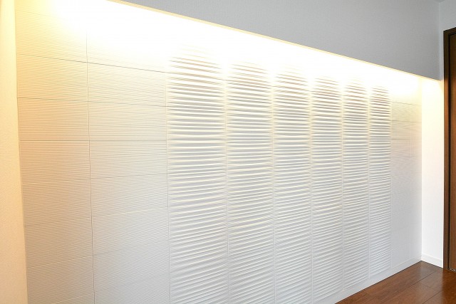 ハイネス麻布801_6.0帖のベッドルームアクセントクロス