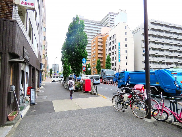 築地ハイツ　前面道路