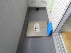 サンライン成城ハイツ　西側バルコニー