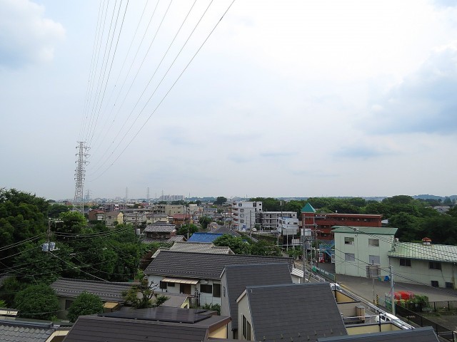 サンライン成城ハイツ　南側バルコニー