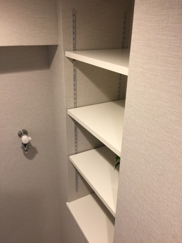 洗濯機置場収納