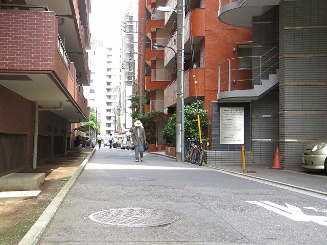 西新宿ダイヤモンドパレス　前面道路