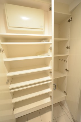 プレジール新宿大久保 玄関