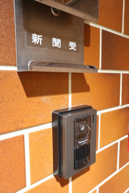 白金台桜苑マンション 玄関