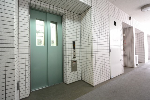 プレジール新宿大久保 外廊下