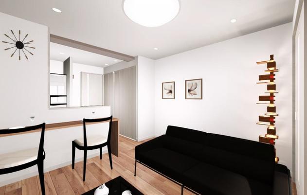 グランドメゾン紀尾井坂　LDK完成イメージ