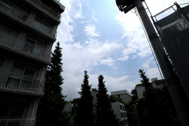 白金台桜苑マンション バルコニー