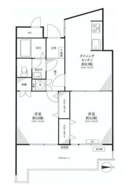 上高田四丁目団地　間取り