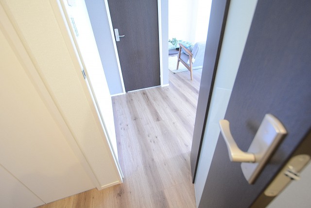 ネオハイツ田町 廊下から