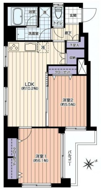メゾン瀬田　間取り