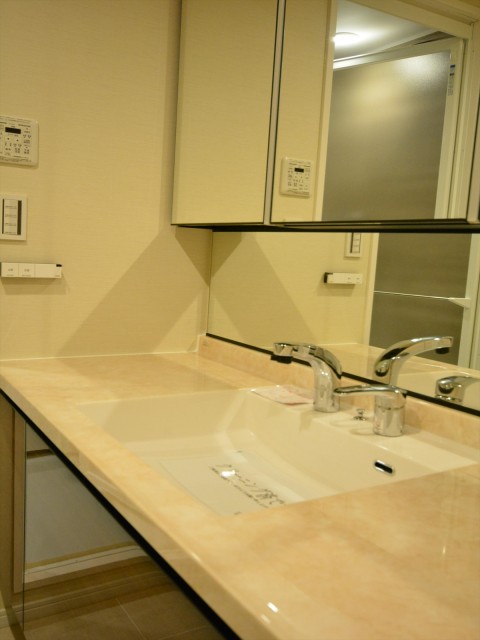 シティコート広尾　洗面化粧台