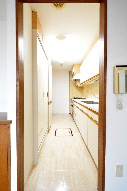 エステージ上野毛　15.7帖ＬＤ側キッチン入口