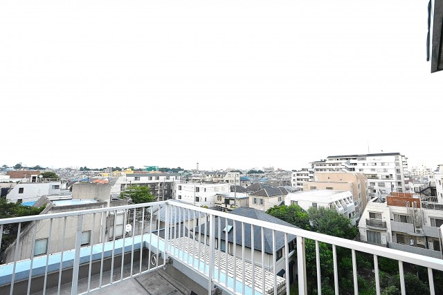 エステージ上野毛　ルーフバルコニー眺望