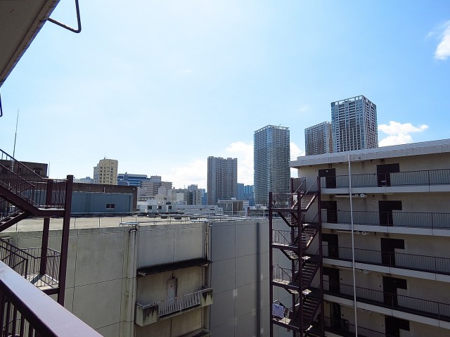 マリンシティダイヤモンドパレス　共用廊下眺望