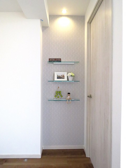 シャンボール池田山　ガラス棚