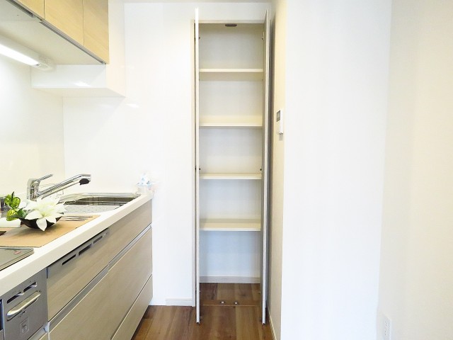 シャンボール池田山　パントリー収納