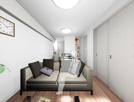 トーア早稲田マンション　LDK完成イメージ