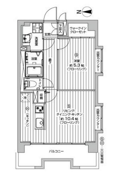 マリンシティダイヤモンドパレス　間取り