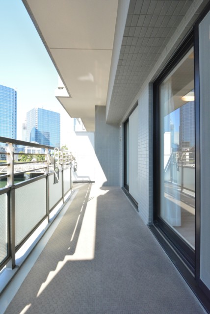 クレストフォルム田町ベイサイドコート バルコニー