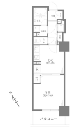 ライオンズタワー池袋　間取り図