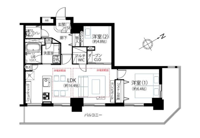 ライオンズタワー池袋 間取り図 ライオンズタワー池袋 間取り図