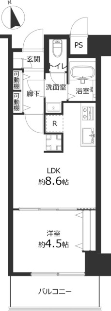 荻窪サニーガーデン　間取り図
