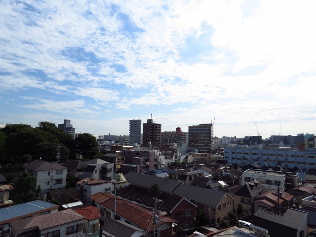 エンゼルハイム大井　共用廊下眺望