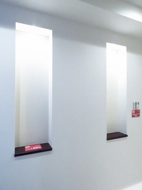 アルシオン芝浦　廊下のニッチ