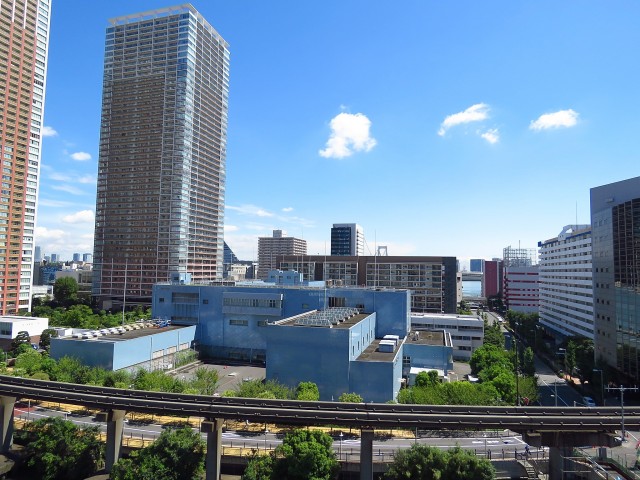 アルシオン芝浦　東向きバルコニー眺望
