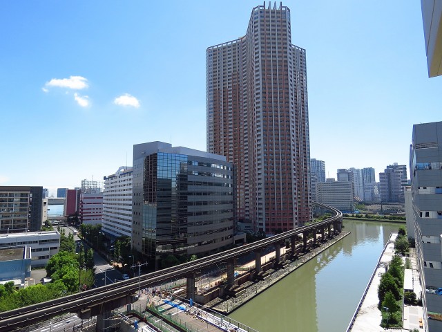 アルシオン芝浦　東向きバルコニー眺望