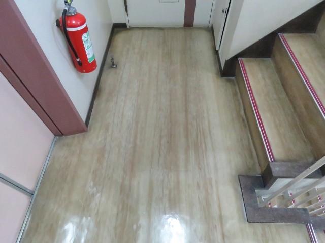 六義園サマリヤマンション　共用廊下