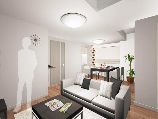 イトーピア音羽　LDK完成イメージ