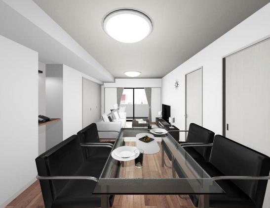 スカール築地　LDK完成イメージ