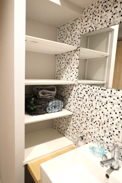 朝日シティパリオ高輪台A館　洗面浴室 (5)