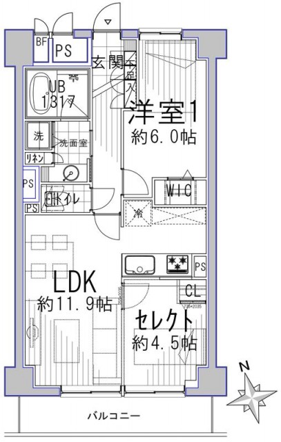 大森パークハイツ　間取り図