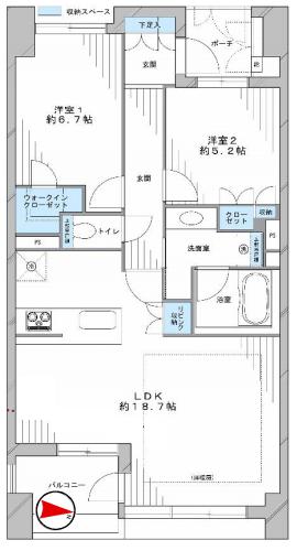 D’グラフォート世田谷芦花公園　間取り