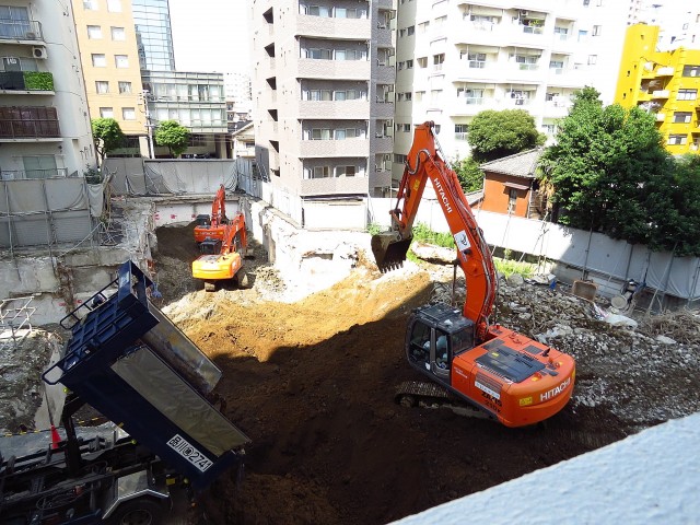 目黒グリーンコープ　隣の工事現場