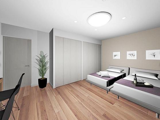 多摩川テラス　洋室完成イメージ